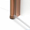 New Trendy New Soleo Copper Brushed 90x120x195 cm kabina wspornik prosty miedź szczotkowana/szkło przejrzyste K-1976-WP